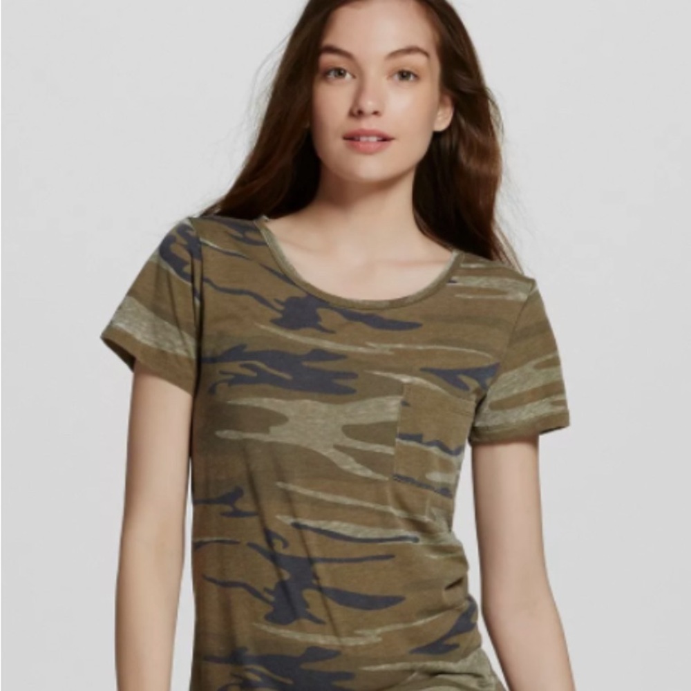 LOL Vintage Soft Camouflage Print Women's Top